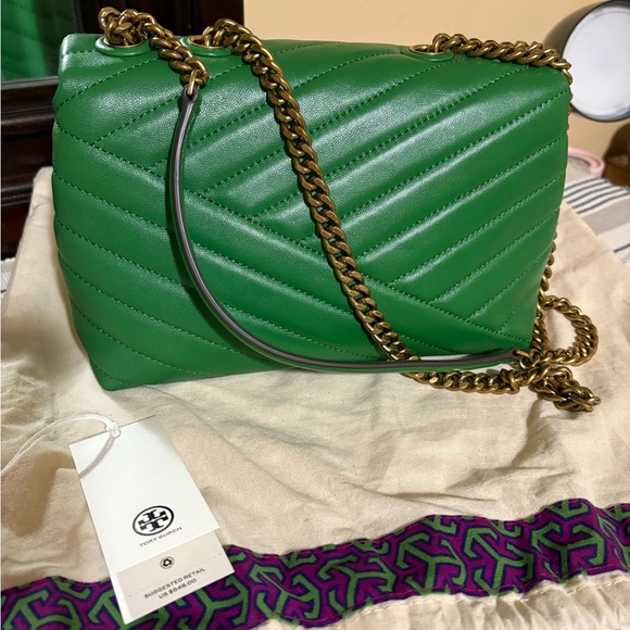 Tory Burch Kira chevron small convertible shoulder bag - Picture 2 of 6